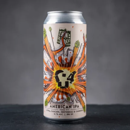 Nova Runda C4 IPA craft pivo u limenci 0,5 l, hrvatska pivovara Nova Runda