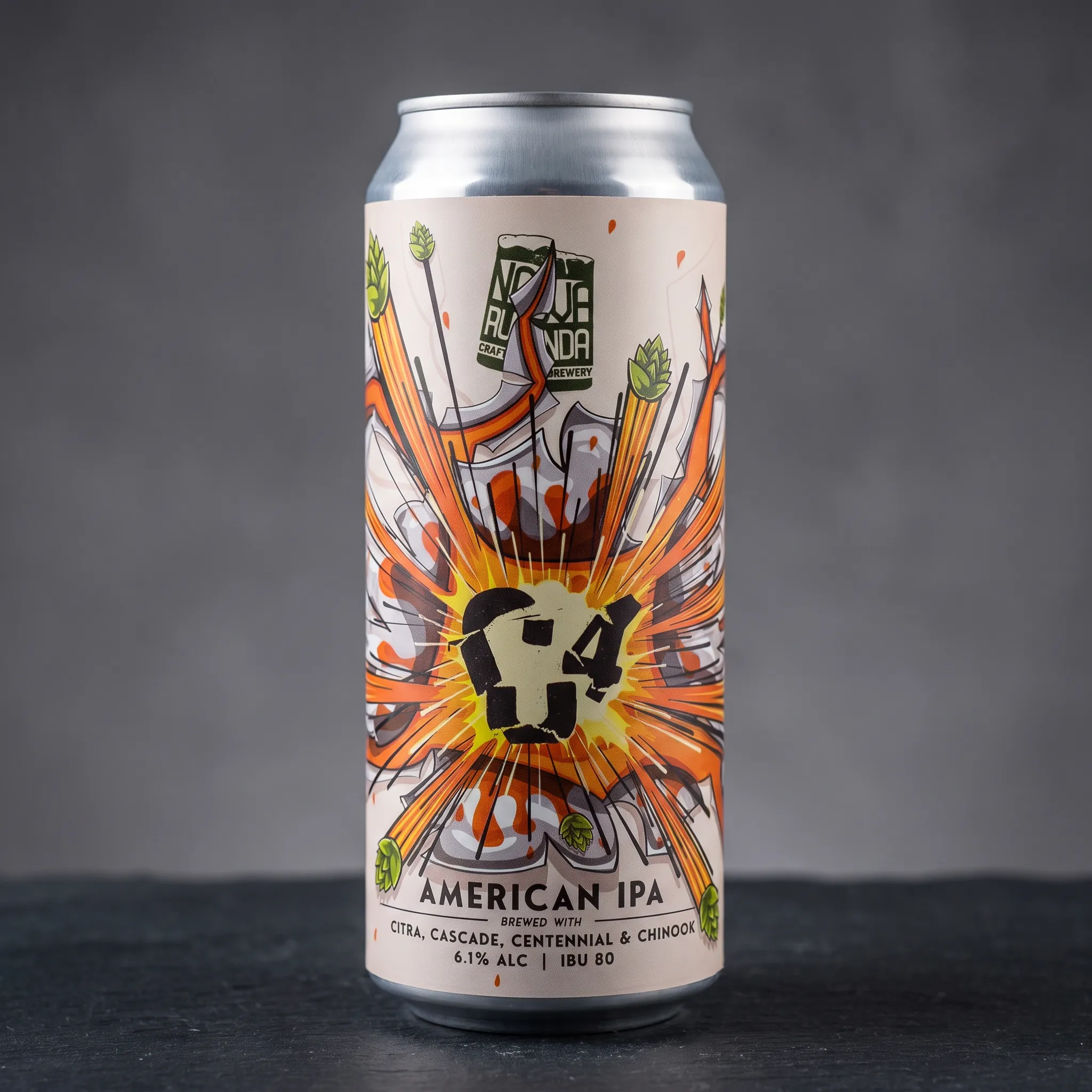 pivo-c-4-nova-runda Nova Runda C4 IPA craft pivo u limenci 0,5 l, hrvatska pivovara Nova Runda