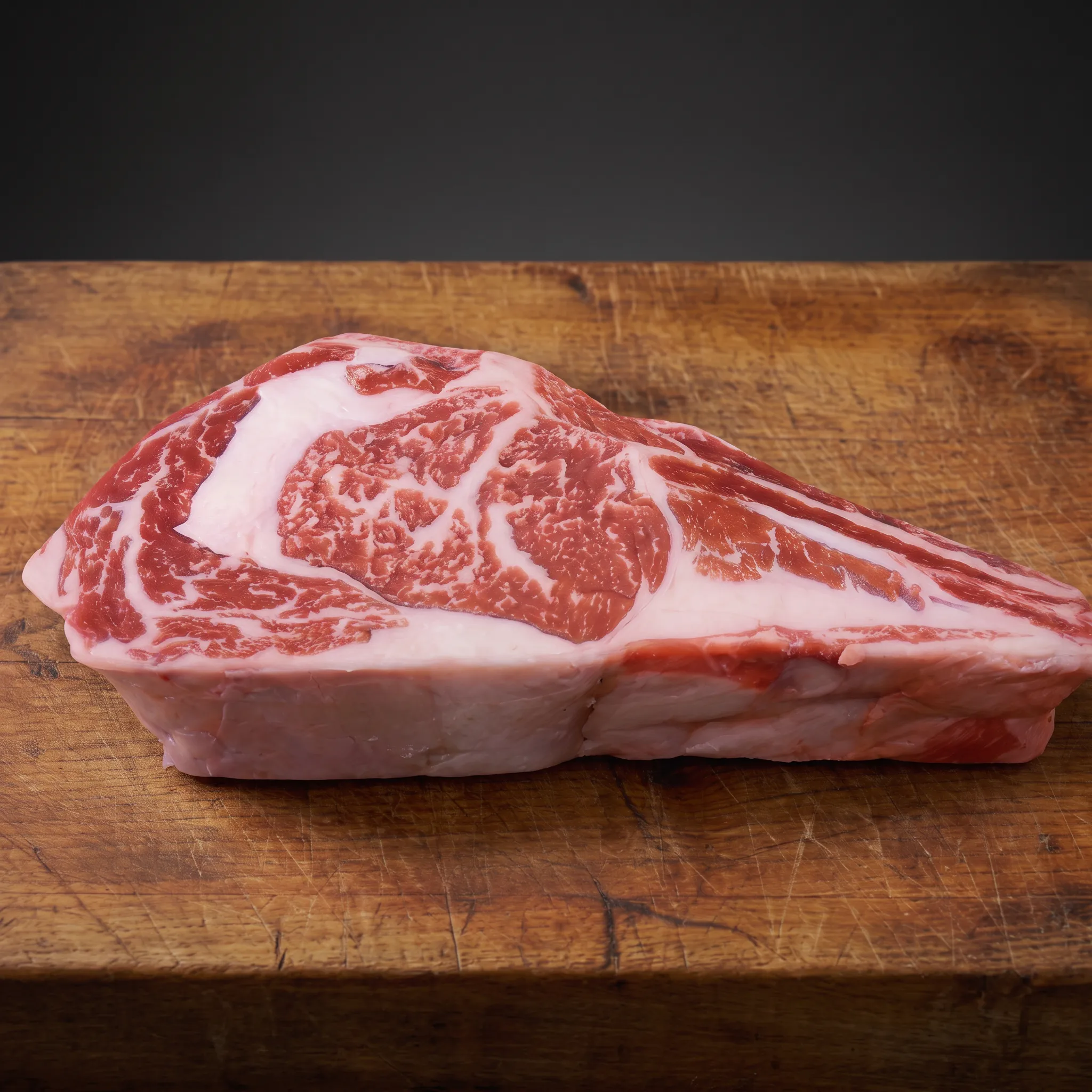 Txogitxu Entrecôte Japanese Cut Txogitxu Selection CE Entrecôte Japanese Cut na drvenoj dasci