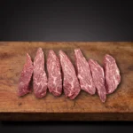 Australski Wagyu Bavette d’Aloyau Flap Meat na drvenoj dasci